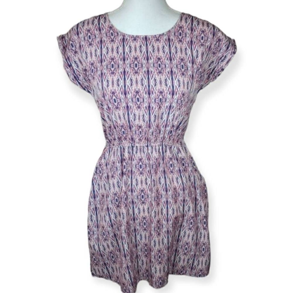 PINK REPUBLIC PINK & PURPLE DRESS SZ.S EUC.